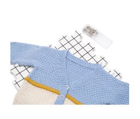 Kit de tapis de blocage tricot et crochet 9 tapis 30 x 30 cm Prym - exemple de réalisation