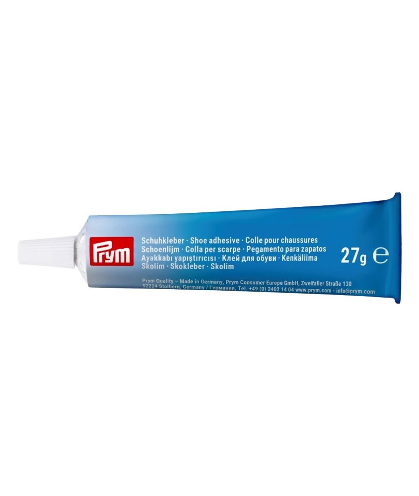 Colle pour chaussures 27 g Prym - vue produit sur fond blanc