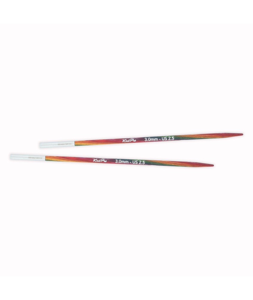 Pointes interchangeables Symfonie 2 standard 13 cm KnitPro - 3 mm