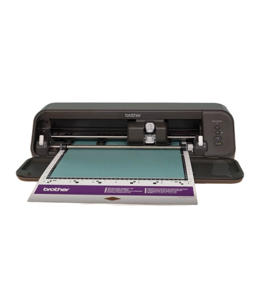 Brother Bellissimo CT1 - machine de découpe vue de face, capot ouvert