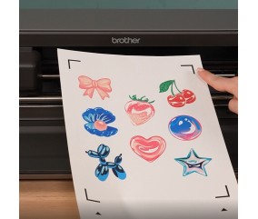 Brother Bellissimo CT1 - planche de stickers prête à découper