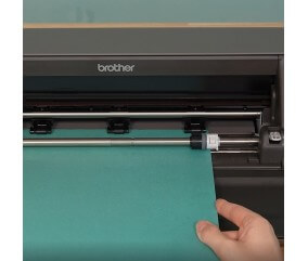 Brother Bellissimo CT1 - chargement du papier sans tapis de support