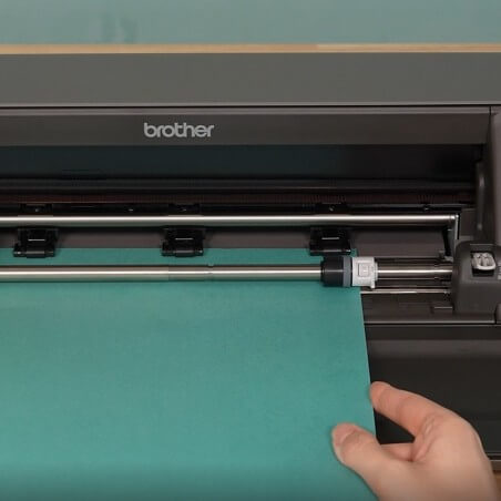 Chargement du papier sans tapis sur la Brother Bellissimo CT1