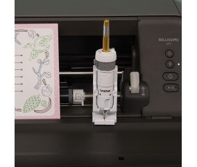 Brother Bellissimo CT1 - stylo de dessin en action sur une carte