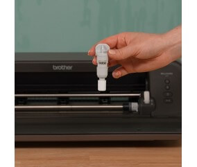 Brother Bellissimo CT1 - mise en place du porte-lame