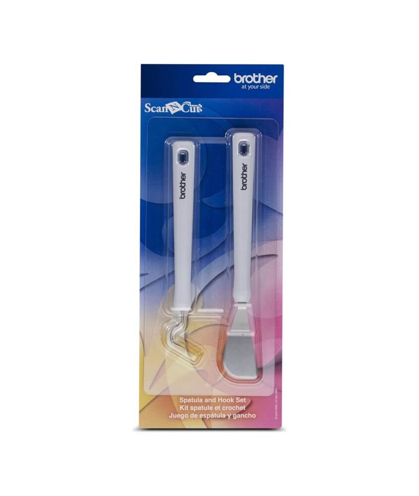 Kit spatule et crochet Brother CASPHK1 - les deux outils dans leur emballage
