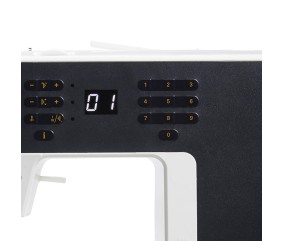 Machine à coudre PFAFF Passport 2.0 - panneau de commande et afficheur