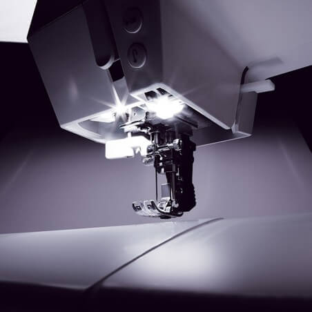 PFAFF Passport 2.0 - éclairage LED de la zone de couture