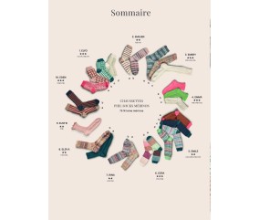 Catalogue Phildar n°284 Chaussettes à tricoter - sommaire des 10 modèles