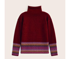 Pull Domitille - Patron tricot Phildar - modèle fini à plat