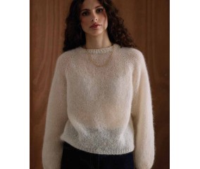 Pull Diane mohair - Patron tricot Phildar - modèle porté
