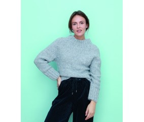 Pull Dolly alpaga - Patron tricot Phildar - modèle porté