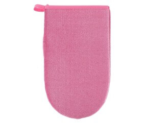 Gant velours Bohin 26 x 14 cm rose - Enlève fils, peluches et poils