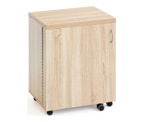 Meuble de couture Tailormade Compact Chêne - fermé, porte verrouillable