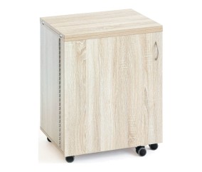 Meuble de couture Tailormade Compact Chêne gris - fermé, porte verrouillable