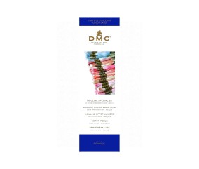 Nuancier DMC W100B à vrais fils - Carte de couleurs Mouliné & Perlé
