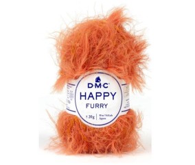 Fil Happy Furry DMC - pelote coloris 903 Orange