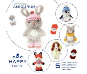 Fil Happy Furry DMC - modèles amigurumi du livret Happy Furry