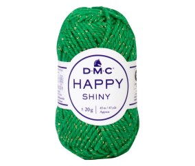 Fil Happy Shiny DMC - pelote coloris 781 Vert