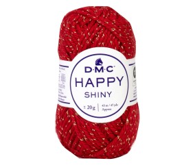 Fil Happy Shiny DMC - pelote coloris 789 Rouge