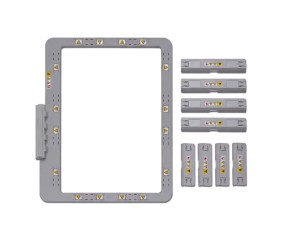 Cadre de broderie magnétique Brother MF300 - base 300 x 180 mm et 8 aimants