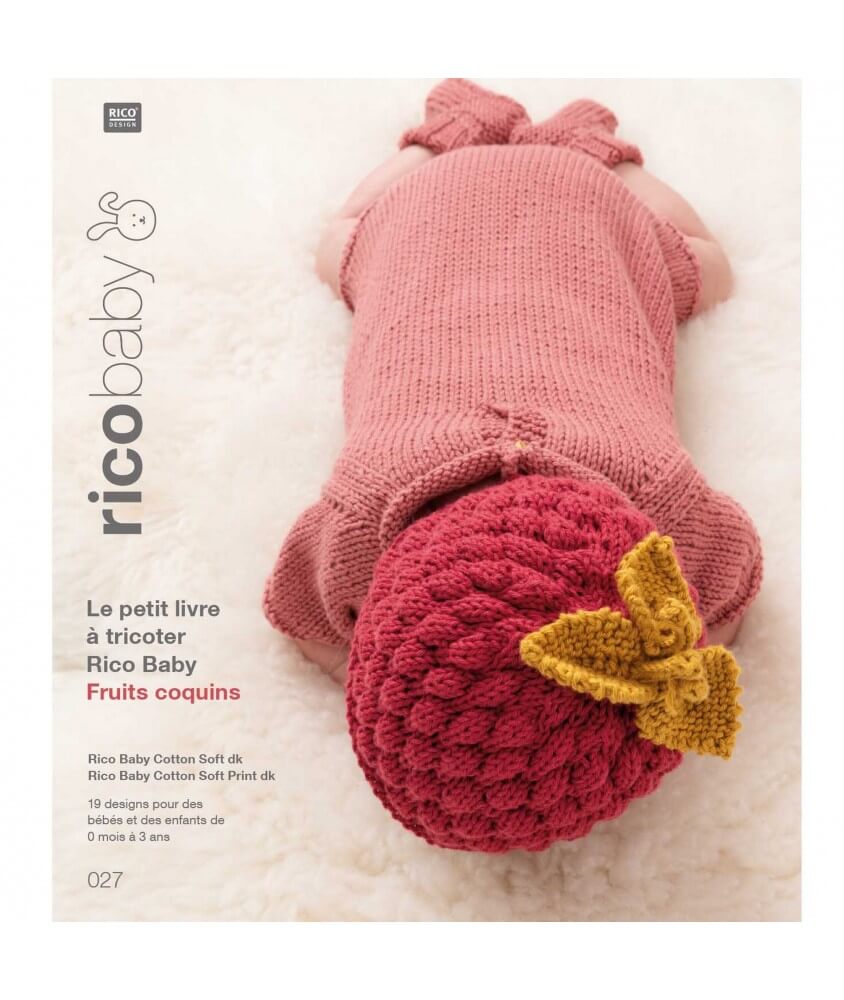 Le petit livre à tricoter Rico Baby Fruits coquins - Rico Design - N°27