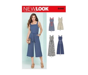 Patron New Look 6446 Robe et combi - pantalon