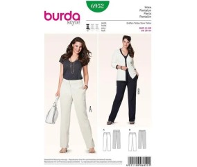 Patron Burda 6952 Pantalon