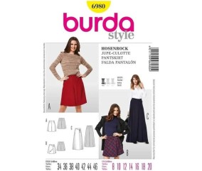 Patron Burda 6980 Jupe -...