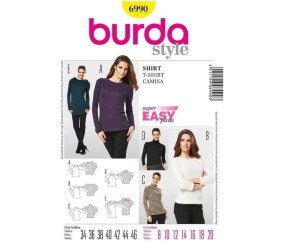 Patron Burda 6990 Tee-Shirt