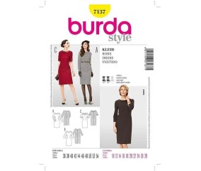 Patron N°7137 Burda : Robe