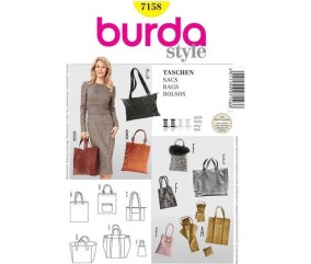 Patron N°7158 Burda : Sacs