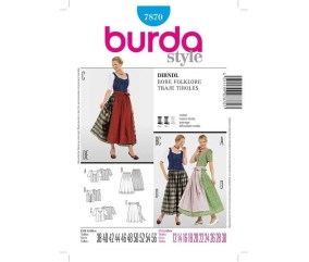 Patron Burda 7870 Dirndl