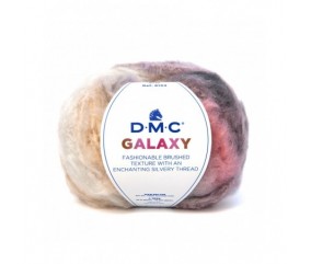 Pelote de laine brillante GALAXY - DMC 455 rose