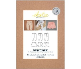 Pochette patron de couture Pantalon ou Short NEW YORK 1M-4A