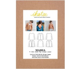 Pochette patron de couture MASHA Gilet 3-12A