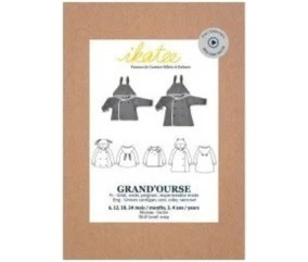 Pochette patron de couture GRAND'OURSE Gilet enfant