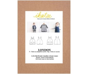 Pochette patron de couture LONDON Duo salopette ou robe 1M-4A