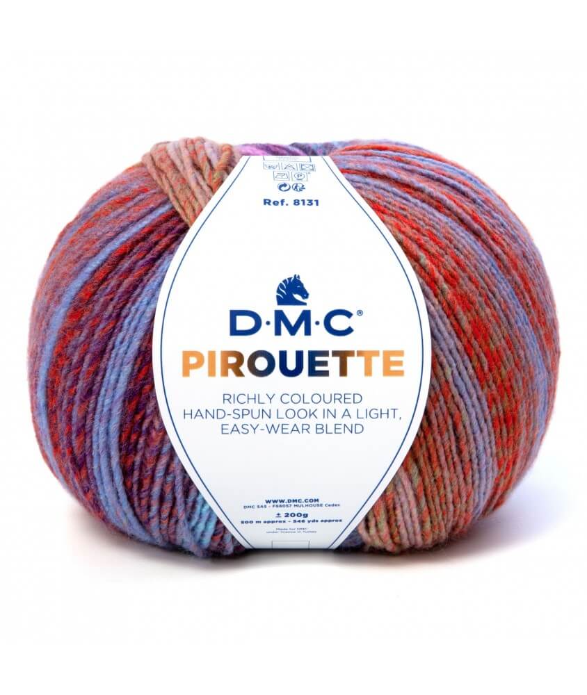 Pelote de laine PIROUETTE - DMC 844 rose Pelote de laine PIROUETTE - DMC 844 rose