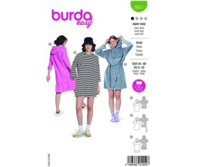 Patron Burda 5851-Robe