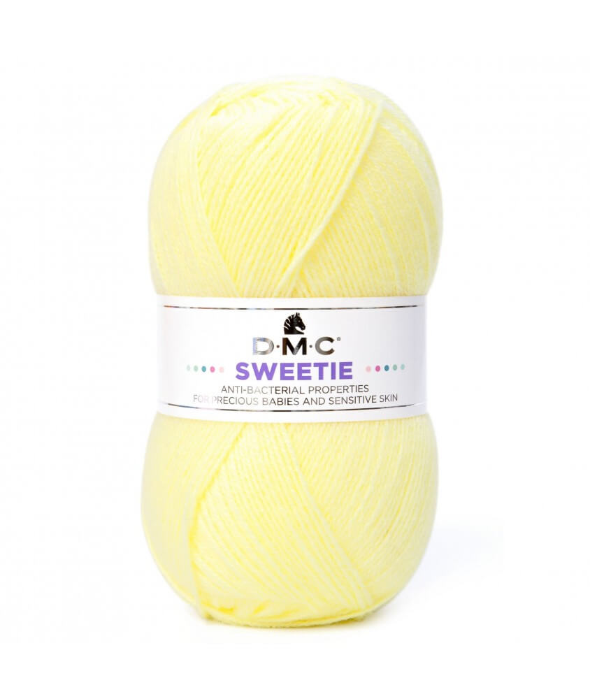 Pelote de laine layette SWEETIE - DMC 604 jaune Pelote de laine layette SWEETIE - DMC 604 jaune