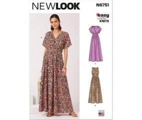 Patron New Look 6751 - Robe pull du 38 au 50 (FR)