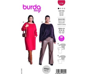 Patron Burda 5796 - Robes et pulls