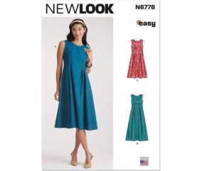 Patron New Look 6778 - Robe en Deux Longueurs pour Jeunes Femmes