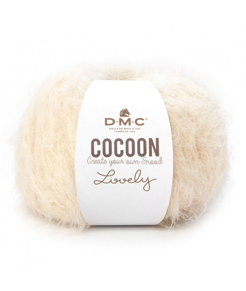 Pelote de laine COCOON LOVELY - dmc ecru Pelote de laine COCOON LOVELY - dmc ecru