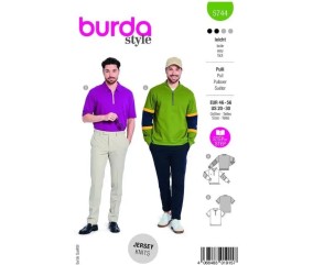 Patron Burda 5744 - Pullover