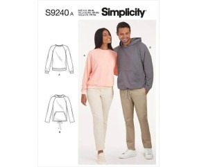Patron Simplicity 9240 - Chemise et pull