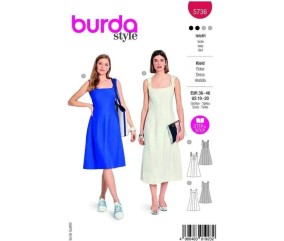 Patron Burda 5736 - Robe