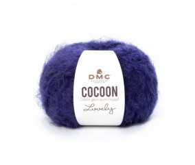  Pelote de laine COCOON LOVELY - DMC 712 bleu
