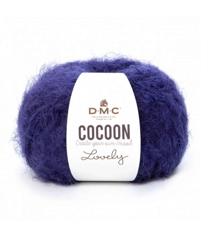  Pelote de laine COCOON LOVELY - DMC 712 bleu